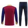 Barcelona Training Sweatshirts Quarter-zip 2024-25 Rote Für Herren